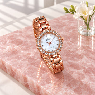 Montre Femme Strass et Bracelet Assorti